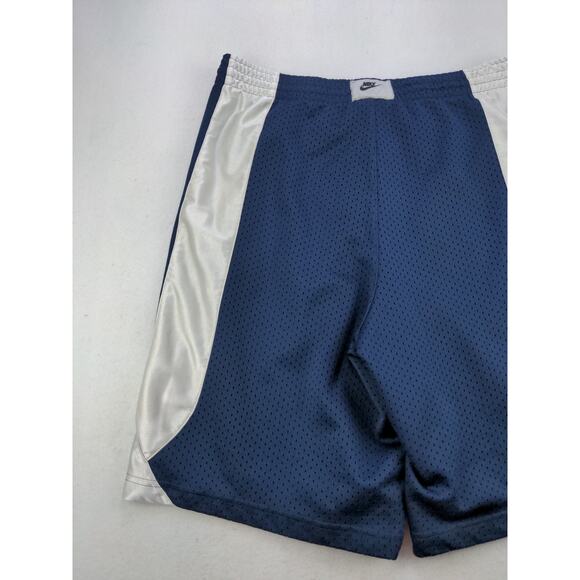 Mens Nike Mesh Athletic Shorts Size M Blue Embroidered Swoosh - Picture 5 of 12